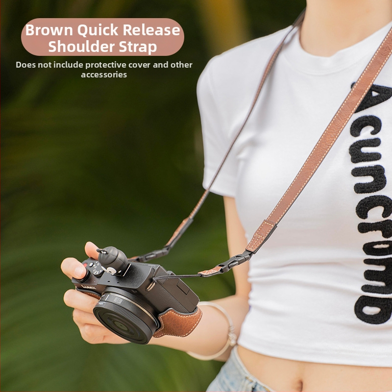 Ramenný popruh pre mirrorless fotoaparát s rýchlym uvoľnením | Model: Camera quick-release shoulder strap | Značka: Enjoy creating stars | Prispôsobený vzor k dispozícii