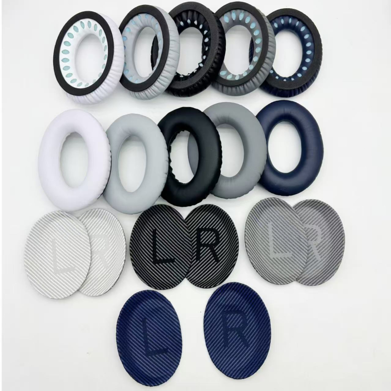 Кожен калъф за слушалки Bose QC35 – съвместим с QC35 I/II, включва покрития за ушните възглавнички от пяна