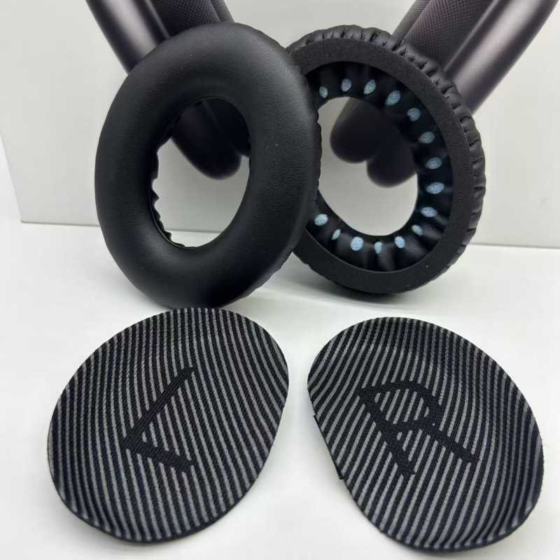 Кожен калъф за слушалки Bose QC35 – съвместим с QC35 I/II, включва покрития за ушните възглавнички от пяна