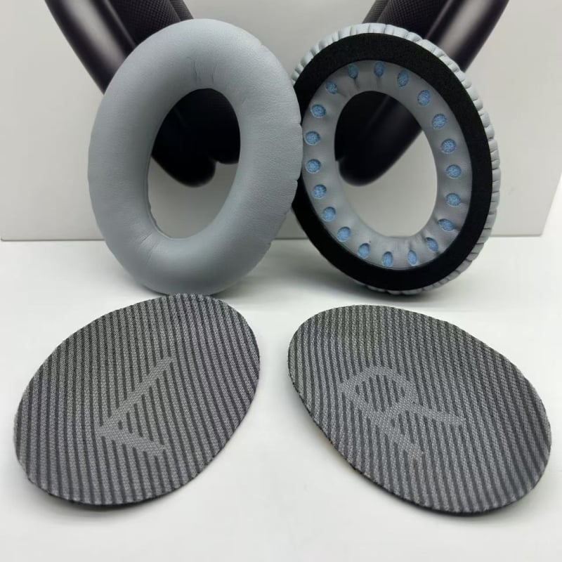 Кожен калъф за слушалки Bose QC35 – съвместим с QC35 I/II, включва покрития за ушните възглавнички от пяна