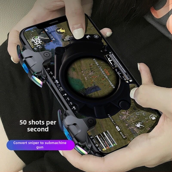 Controler de joc cu apăsare automată și declanșator pulsatoriu, pentru iOS și Android