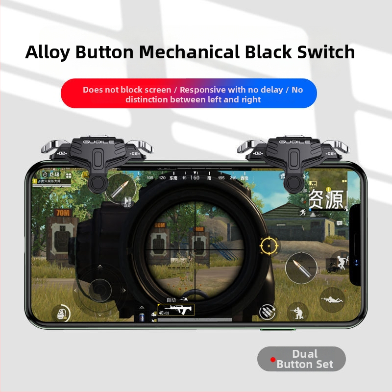 Controler de joc cu apăsare automată și declanșator pulsatoriu, pentru iOS și Android