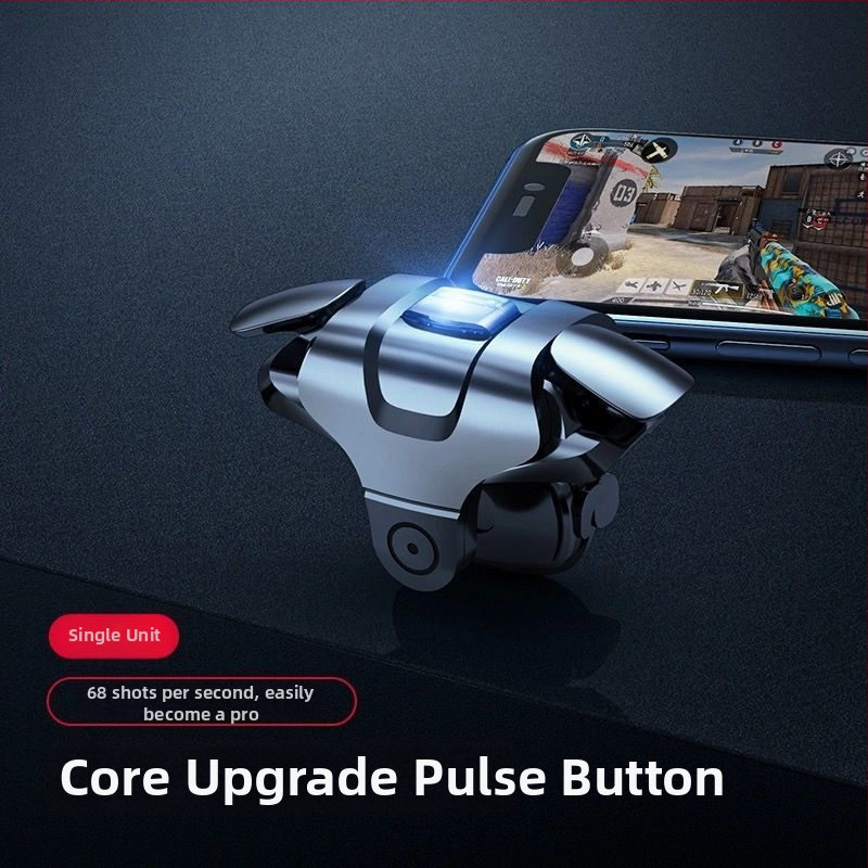 Controler de joc cu apăsare automată și declanșator pulsatoriu, pentru iOS și Android