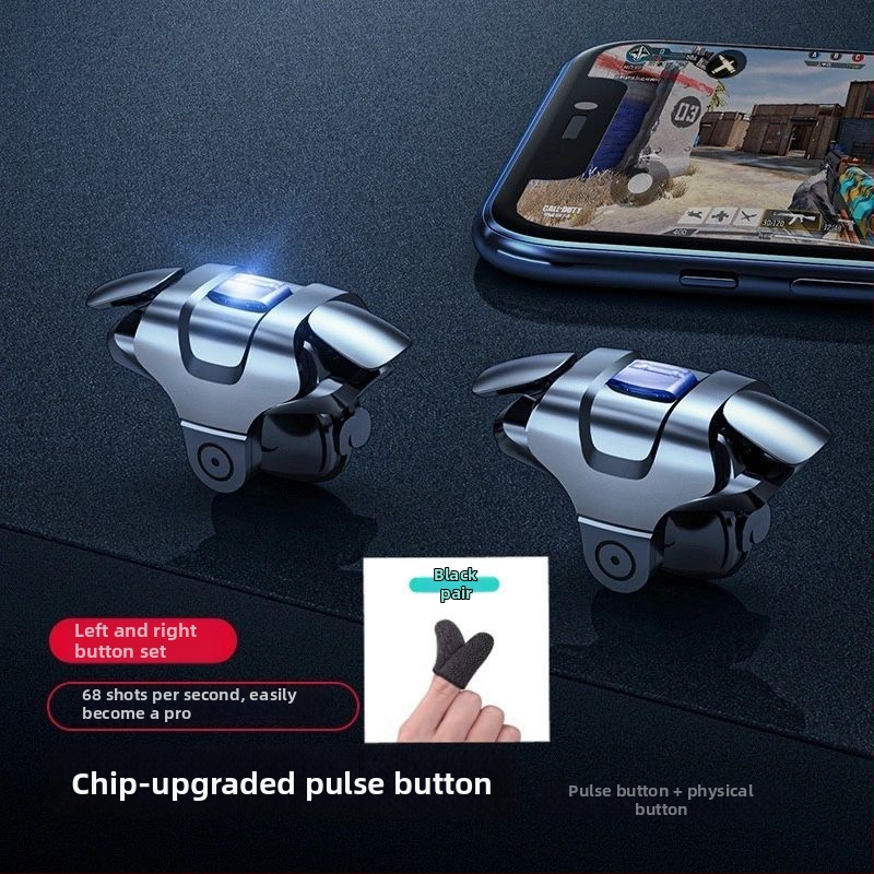 Controler de joc cu apăsare automată și declanșator pulsatoriu, pentru iOS și Android