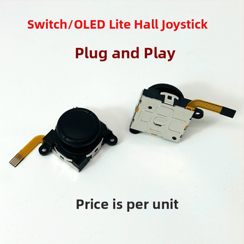 Náhradný joystick pre Nintendo Switch Joy-Con/Lite s Hallovým senzorom, elektromagnetický dizajn, anti-drift