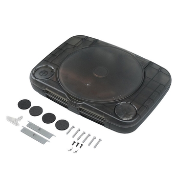 Carcasă de înlocuire PS One, carcasă transparentă din ABS pentru consola PS One, 295 g