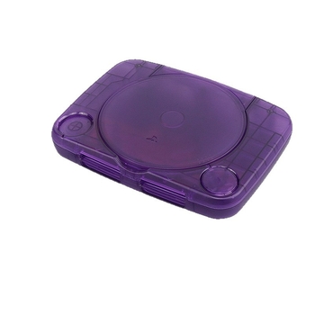 Carcasă de înlocuire PS One, carcasă transparentă din ABS pentru consola PS One, 295 g