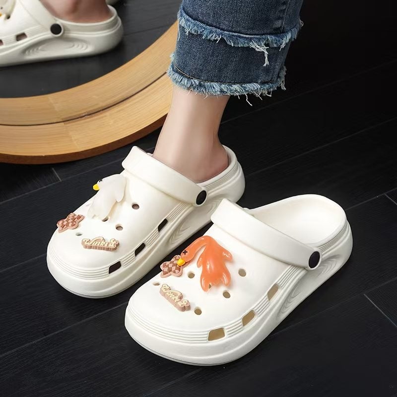 An shanfen EVA Baotou sandalės, apvali nosis, EVA viršus, EVA padas, 2025 m. pavasaris