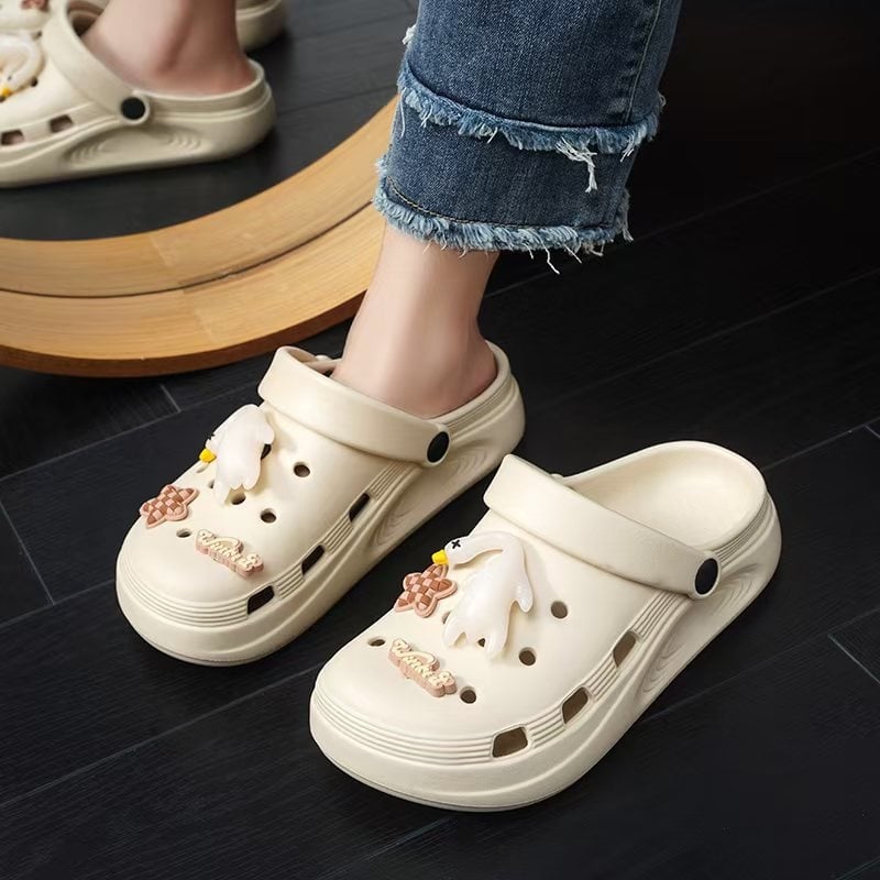 An shanfen EVA Baotou sandalės, apvali nosis, EVA viršus, EVA padas, 2025 m. pavasaris