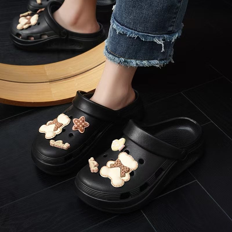 An shanfen EVA Baotou sandalės, apvali nosis, EVA viršus, EVA padas, 2025 m. pavasaris