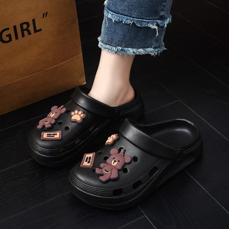 An shanfen EVA Baotou sandalės, apvali nosis, EVA viršus, EVA padas, 2025 m. pavasaris