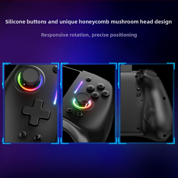 Ovládač pre Nintendo Switch a Switch OLED so USB-C káblovým pripojením, vibrácie, makro mapovanie, ABS telo