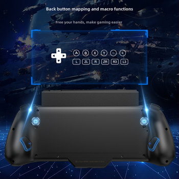 Ovládač pre Nintendo Switch a Switch OLED so USB-C káblovým pripojením, vibrácie, makro mapovanie, ABS telo