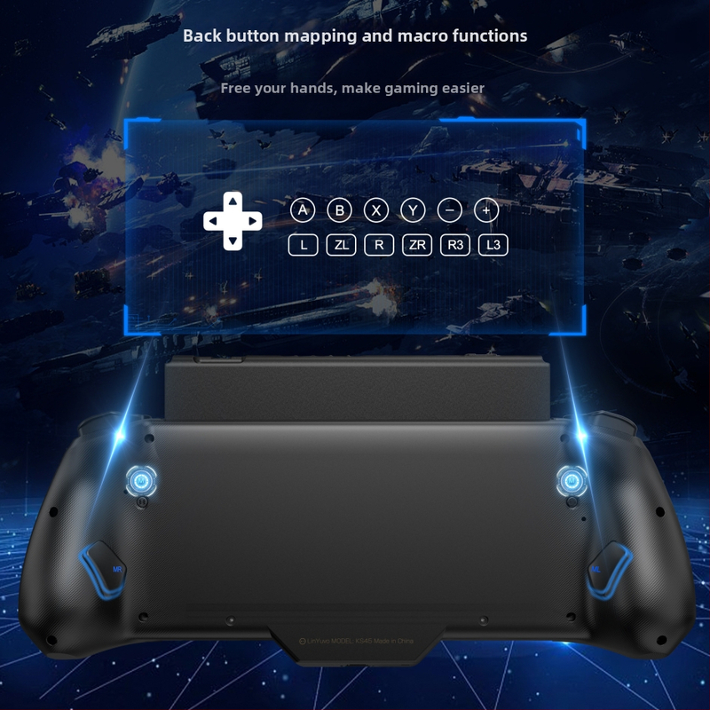 Ovládač pre Nintendo Switch a Switch OLED so USB-C káblovým pripojením, vibrácie, makro mapovanie, ABS telo