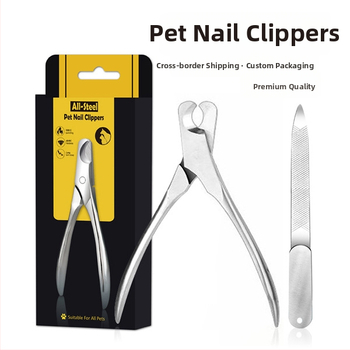 Clește pentru unghii câini și pisici - deschidere mare, oțel turnat