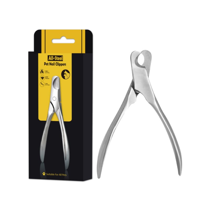 Clește pentru unghii câini și pisici - deschidere mare, oțel turnat