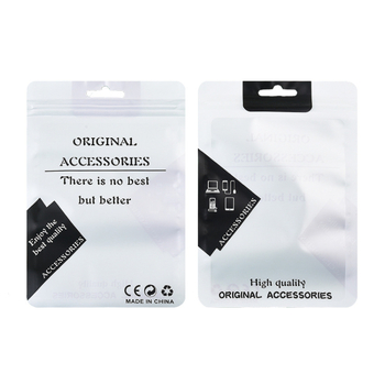 Pungă PVC pentru ambalarea cablurilor USB/HDMI, pungă transparentă cu folie perlata CPP, brand One good match, licență de producție 201412511241