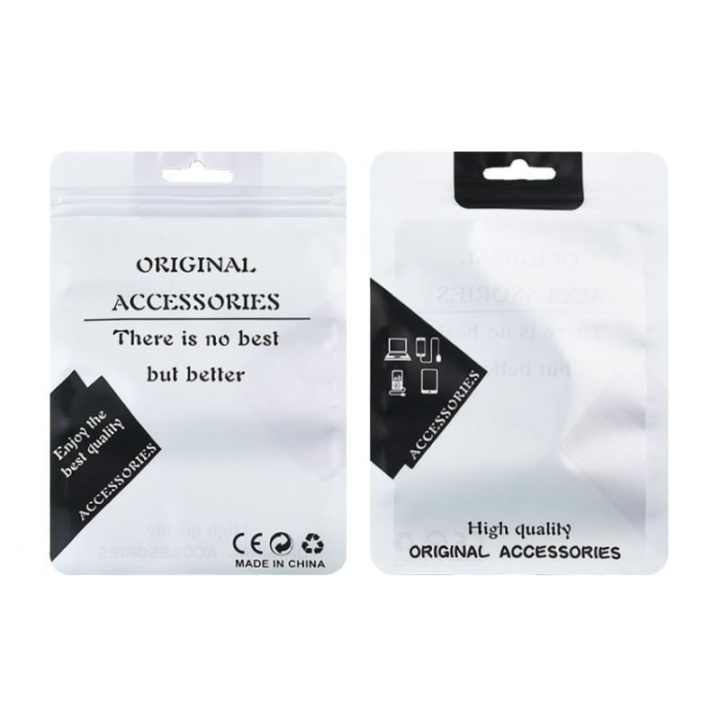 Pungă PVC pentru ambalarea cablurilor USB/HDMI, pungă transparentă cu folie perlata CPP, brand One good match, licență de producție 201412511241