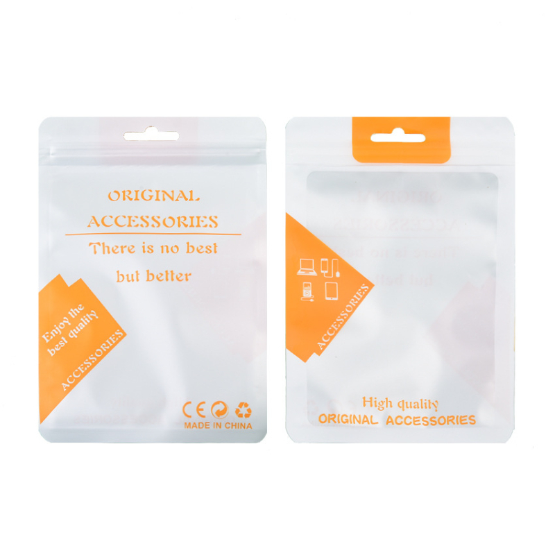 Pungă PVC pentru ambalarea cablurilor USB/HDMI, pungă transparentă cu folie perlata CPP, brand One good match, licență de producție 201412511241