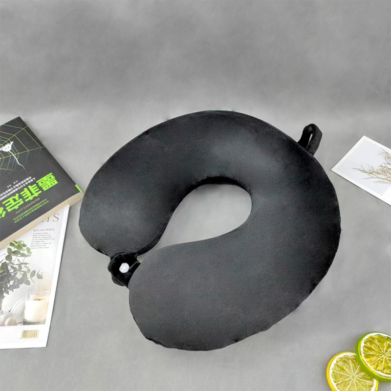 U-oblik memory foam jastuk za putovanja — prenosan, univerzalna prilagodba, mekani elastični materijal, moderni minimalistički dizajn