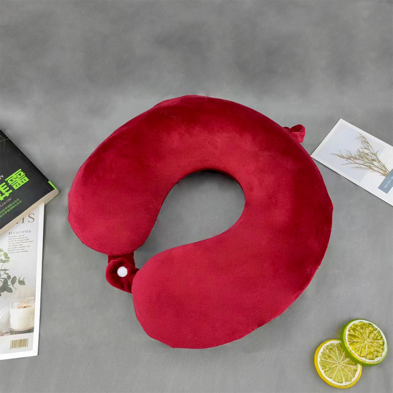 U-oblik memory foam jastuk za putovanja — prenosan, univerzalna prilagodba, mekani elastični materijal, moderni minimalistički dizajn
