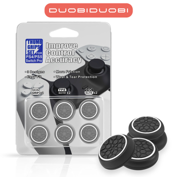 Silikonske zaštitne kapice za joystick, 6-u-1 set, kompatibilno s PS5/PS4/Xbox/NS Pro