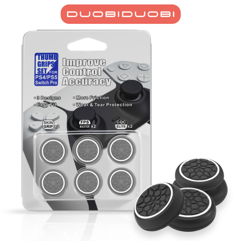 Silikonske zaštitne kapice za joystick, 6-u-1 set, kompatibilno s PS5/PS4/Xbox/NS Pro