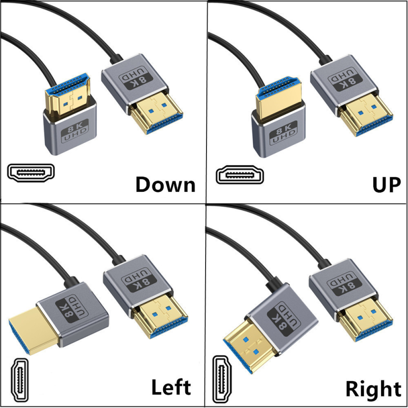 HDMI kábel 2.1, 8K@60Hz, 4K@240Hz, šírka pásma 48Gbps, meďový vodič