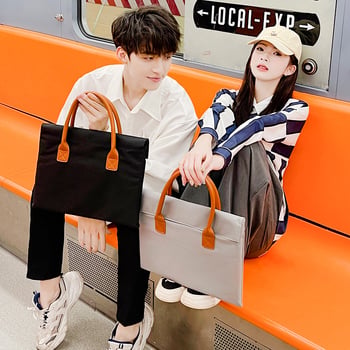 Unisex poslovna torba od Oxford tkanine, ultra lagana, jednostavan uzorak, podstava od poliestera