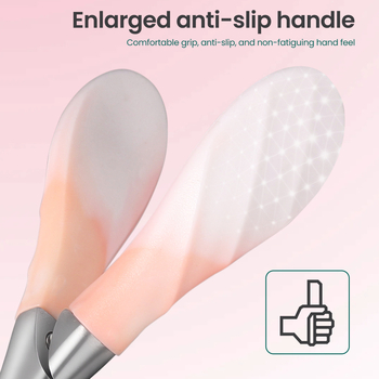 Клещи за нокти с клиновиден връх, дръжка от PP пластмаса с форма на костенурка, наклонена челюст, ултра остър от неръждаема стомана, маникюрни инструменти