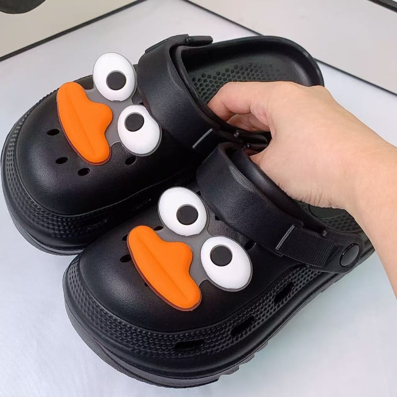 Moters Crocs stiliaus EVA sandalai, kvėpuojantys; EVA viršus ir pada; 3 cm+ storas pada; liejimo forma pada