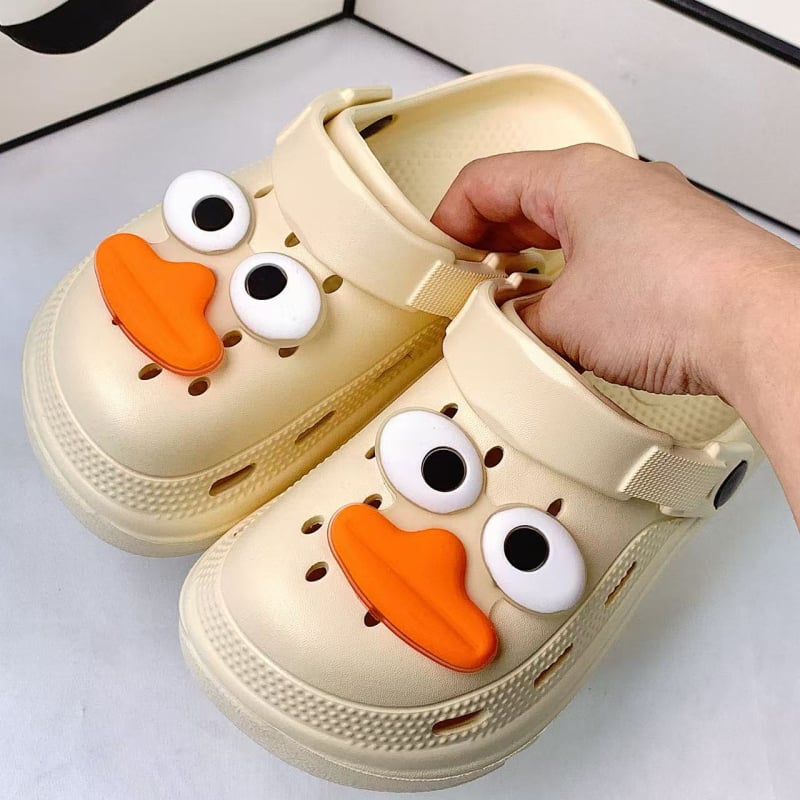 Moters Crocs stiliaus EVA sandalai, kvėpuojantys; EVA viršus ir pada; 3 cm+ storas pada; liejimo forma pada