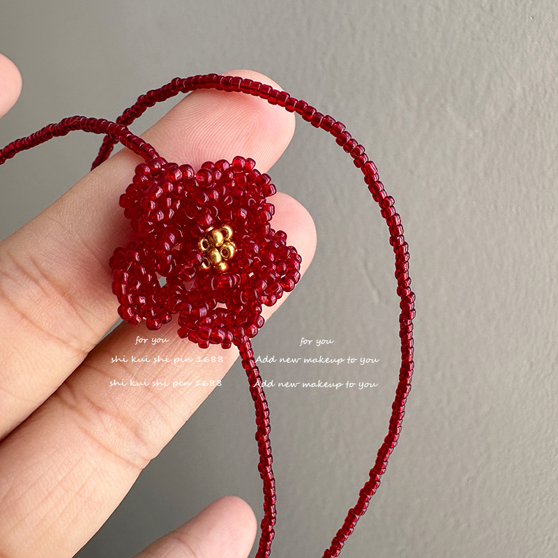 Kollé- és fülbevaló készlet, akril medállal, kulcscsont-nyaklánc, növény- és virágtípusos mintázat, nőknek, kínai stílusú irodalmi retró