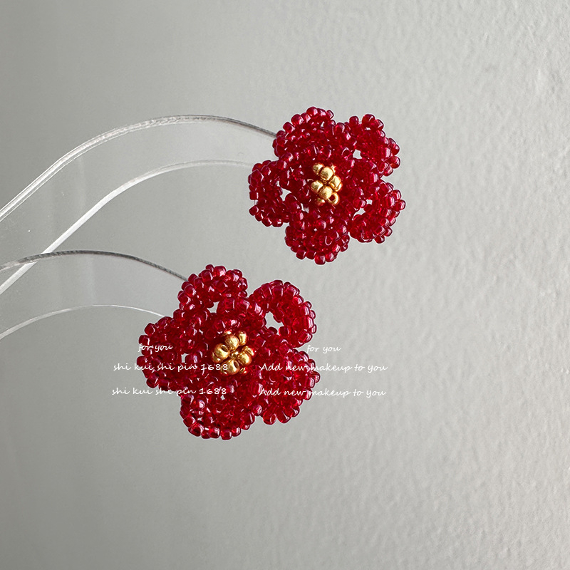 Kollé- és fülbevaló készlet, akril medállal, kulcscsont-nyaklánc, növény- és virágtípusos mintázat, nőknek, kínai stílusú irodalmi retró