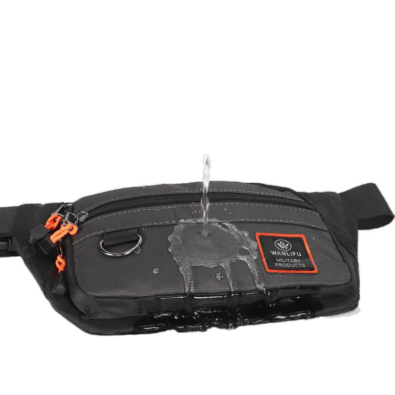 Pojasna torbica i novčanik za muškarce i žene, vodootporan, velik kapacitet, zatvaranje zatvaračem, višenamjenska za vanjske aktivnosti