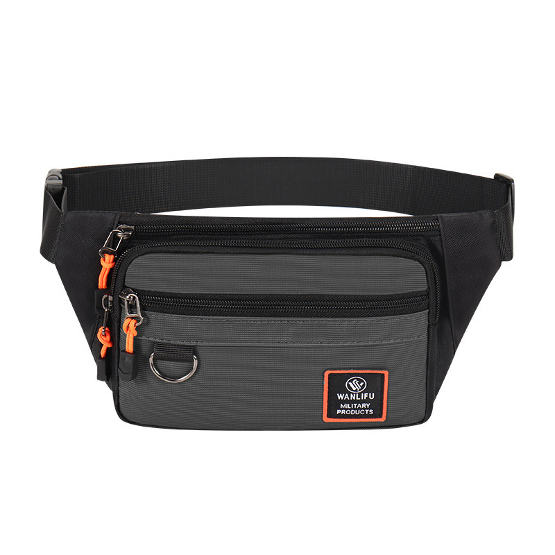 Pojasna torbica i novčanik za muškarce i žene, vodootporan, velik kapacitet, zatvaranje zatvaračem, višenamjenska za vanjske aktivnosti