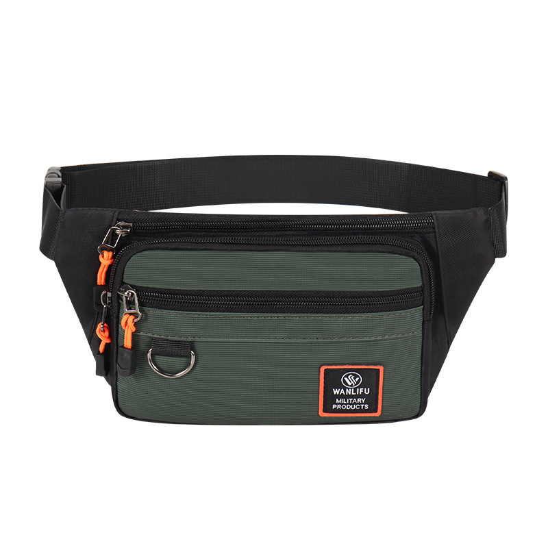 Pojasna torbica i novčanik za muškarce i žene, vodootporan, velik kapacitet, zatvaranje zatvaračem, višenamjenska za vanjske aktivnosti