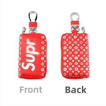 Pouzdro na kľúče od auta - trendy, personalizované, roztomilé, unisex, ochranný PU kryt (Model 01-141)