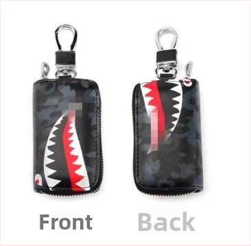 Pouzdro na kľúče od auta - trendy, personalizované, roztomilé, unisex, ochranný PU kryt (Model 01-141)