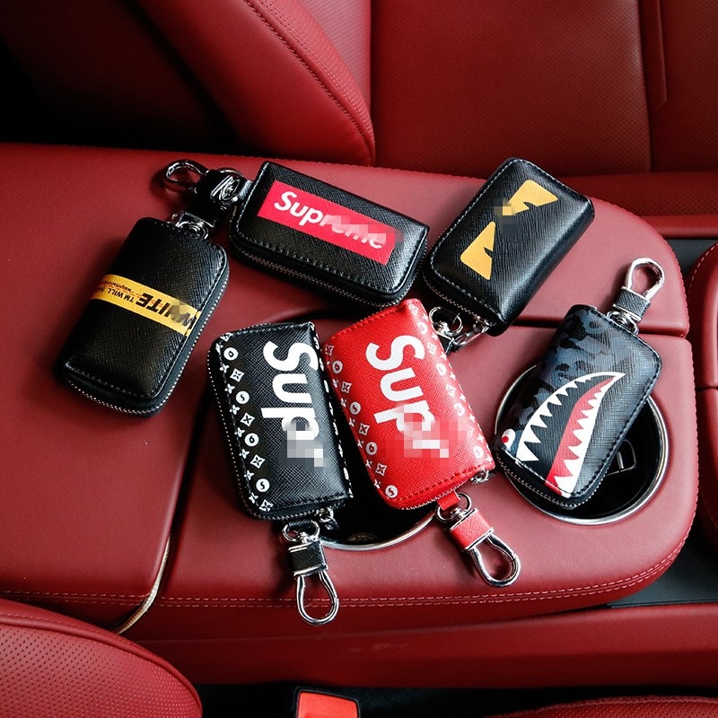 Etui za ključ automobila - moderno, personalizirano, slatko, unisex, zaštitni PU pokrov (Model 01-141)