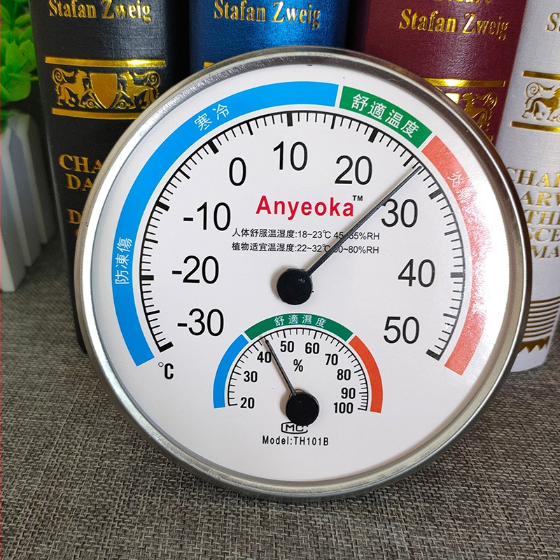 Bodford указателен термометър и хигромер, измерва температура и влажност, за детска стая, домашна и офисна употреба