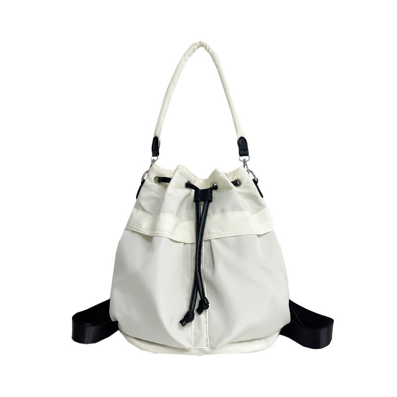 Bucket bag ruksak sa šniračem – gradska moda, najlon, jesen 2023, šifra proizvoda Wl&813, podstava poliester