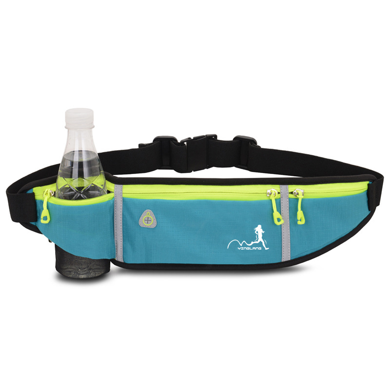 Športová bedrová kapsa - Nylon, unisex, dýchajúca, nepremokavá, reflexná