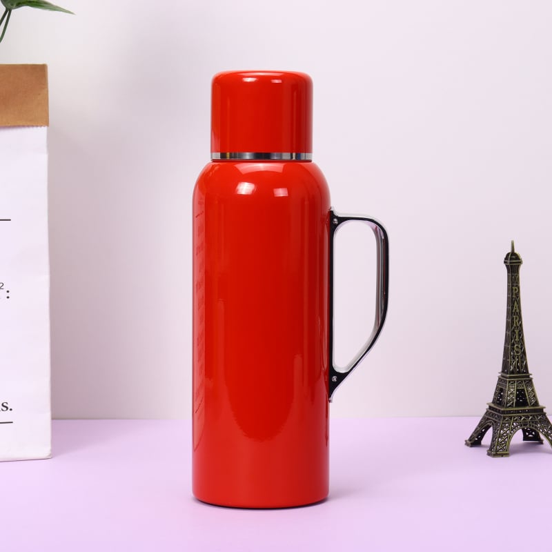 Hőmérséklet-kijelzővel ellátott termosz teáskannával, nagy kapacitás, tea szeparátorral, belső 316 rozsdamentes acél, 24–36 órás szigetelés, fogantyúval