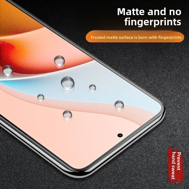 Protecție ecran mată pentru vivo iQOO 12, acoperire completă a ecranului, anti-amprentă, anti-lumină verde