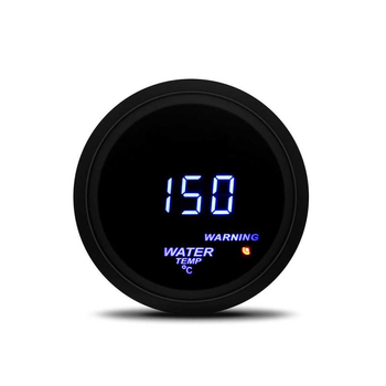 Gépjármű műszerek készlete: tachométer, hűtővíz hőmérséklet mérő, voltmérő, boost mérő szenzorral | YOMI 611X, 12V, ABS + Iron, univerzális