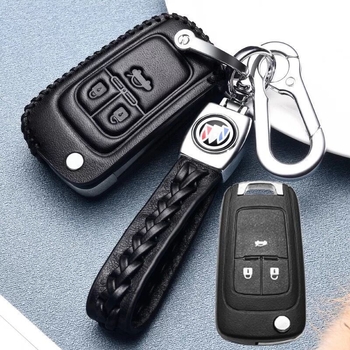 Kožna futrola za ključ Buick Yinglang GT, model 2019, verzije 16/17/18, premium kopča