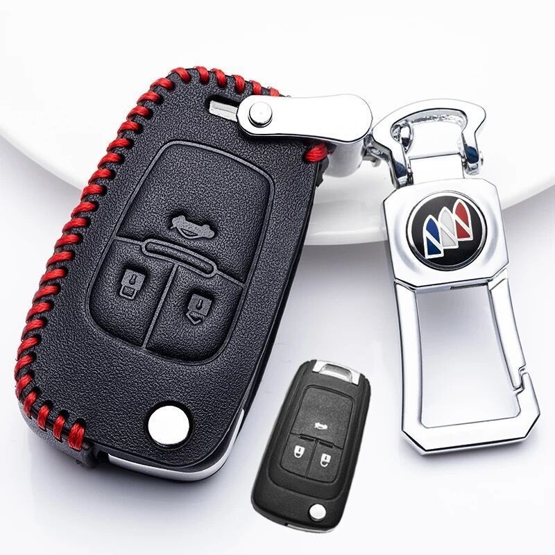 Kožna futrola za ključ Buick Yinglang GT, model 2019, verzije 16/17/18, premium kopča