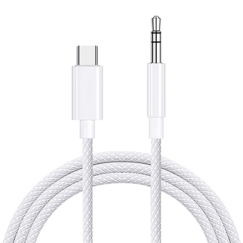 Cablu adaptor audio AUX Type-C la 3,5 mm pentru mașină — conductor din cupru, miez din cupru pur, carcasă nichelată