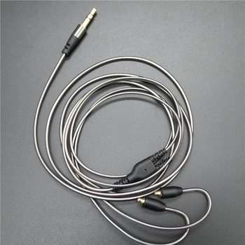 Audio kábel pre slúchadlá Shure SE-series — Pirole, model 20180102, nickel-plated, tinned copper core, oxygen-free copper conductors